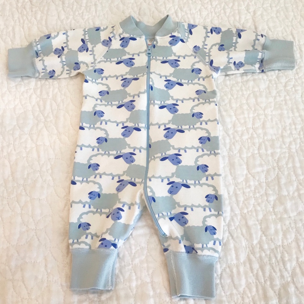 🐑 Hanna Andersson “Zipper” playsuit. EUC🐑